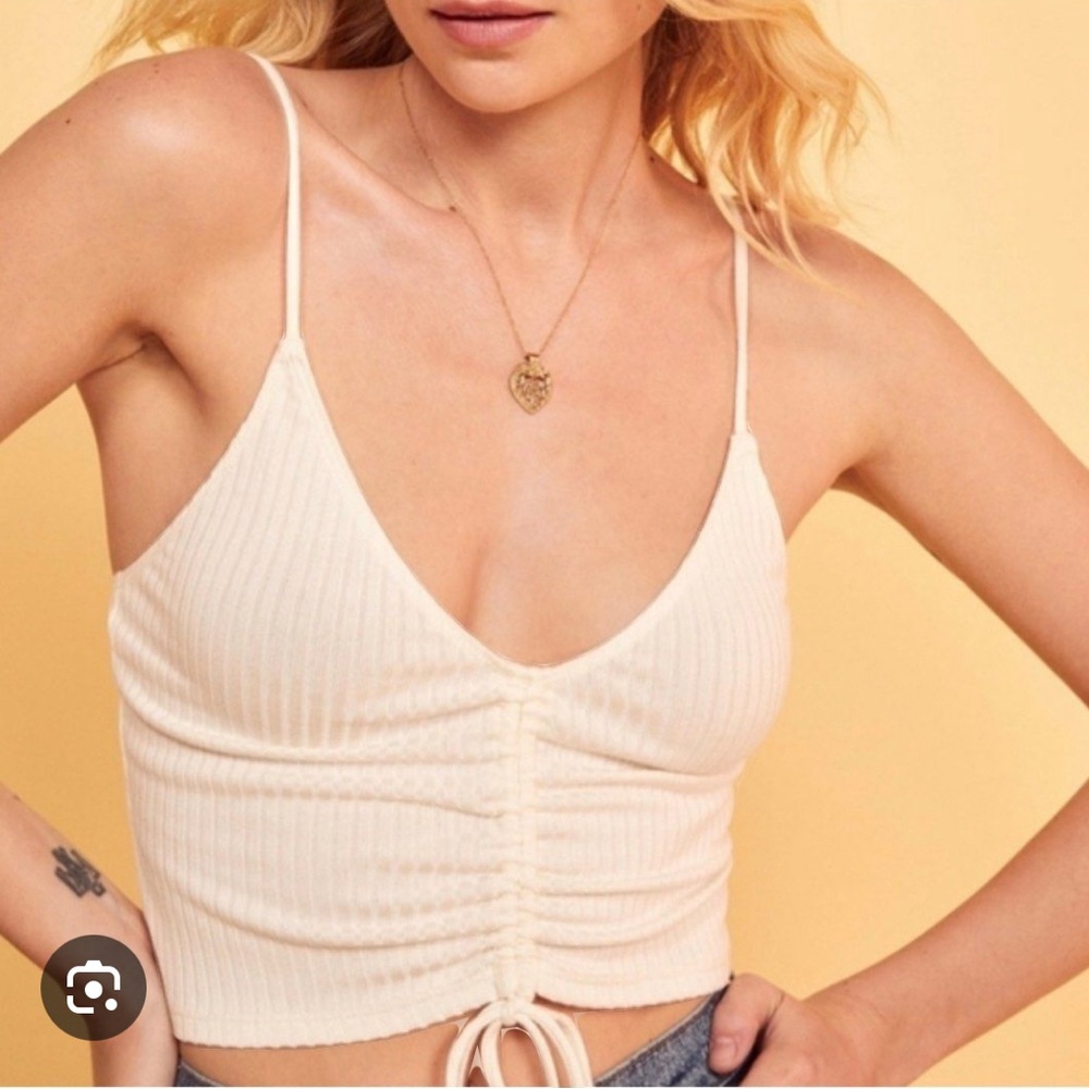 ISO!! Leigh Ruched Camisole by Reformation